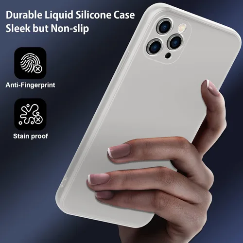 Miniatura 4 de Funda para Samsung Galaxy S22 Ultra, funda delgada de silicona líquida, a prueba de golpes, funda delgada para Samsung Galaxy S22 Ultra, funda Beige