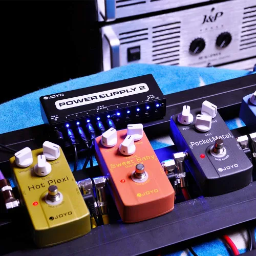 Miniatura 7 de JOYO JF-327 Raptor Flanger Mini Pedal Bundle con JP-06 Bloqueador de ruido Pedal Fuente de alimentación