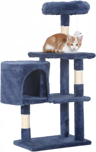Miniatura 10 de PayLessHere Árbol para Gatos de 54 Pulgadas Torre para Gatos con Poste Rascador para Gatos, Soporte de Condominio para Gatos de Múltiples Niveles