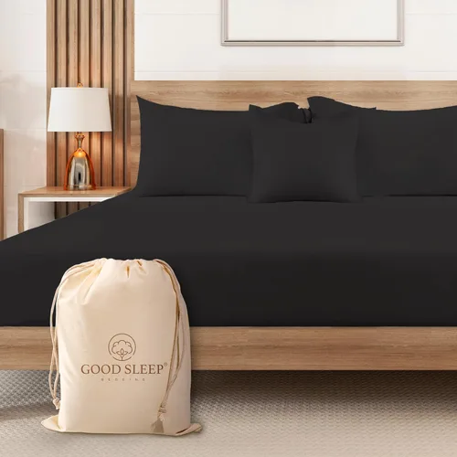 Good Sleep Bedding Sábana Bajera Ajustable Tamaño King Solamente – Sábana bajera suave y transpirable tamaño King de 1000 hilos tamaño King con
