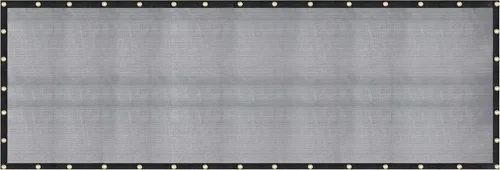 Miniatura 11 de Lona de punto de malla color negro con ojales, 60-70% de sombra, Negro