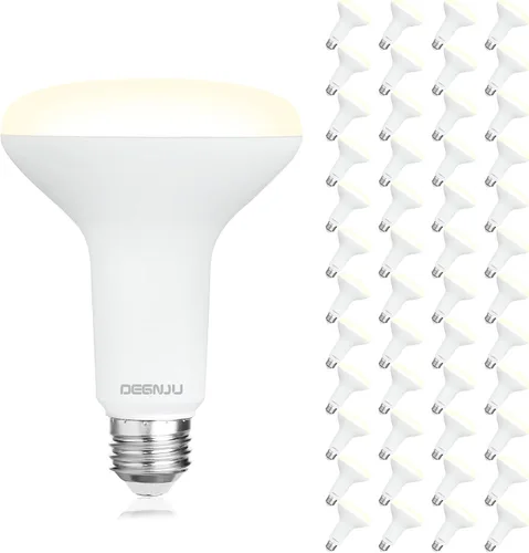 Miniatura 10 de DEGNJU Paquete de 6 bombillas LED empotradas BR30, bombillas de inundación regulables para interiores, CRI80 7 W, equivalente a 65 W, 2700 K, blanco