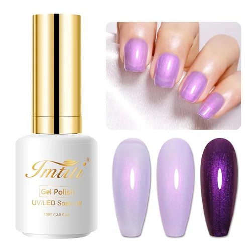 Miniatura 36 de Esmalte de uñas en gel color rojo oscuro, 1 unidad, 0.5 onzas líquidas, color rojo marronado, esmalte de remoción UV LED, arte de uñas/salón de rojo