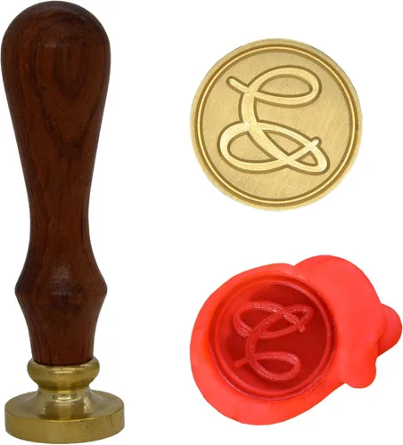Miniatura 5 de Wax Seal Stamp Letter A-Z, Alphabet Initial Sealing Stamp for Christmas & Thanksgiving Cards, Wedding Invitation W-S-2 (Letter A)