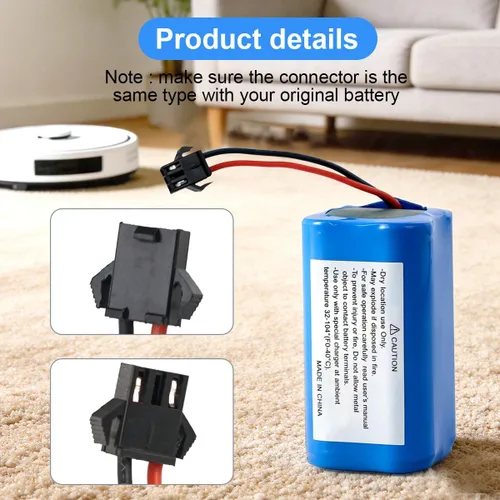 Miniatura 3 de Batería de repuesto de 14.4V 2600mAh para Ecovacs Deebot N79S N79 DN622, Eufy RoboVac 11 11S 12 15C 25C 30C 35C, híbrido G10 G20 G30 G40 R500, Goovi