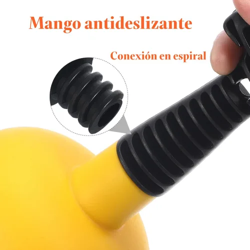 Miniatura 6 de Émbolo para fregadero, mini émbolo fácil de usar con mango corto, potente herramienta de desatascamiento para fregadero de cocina, ducha, desagües