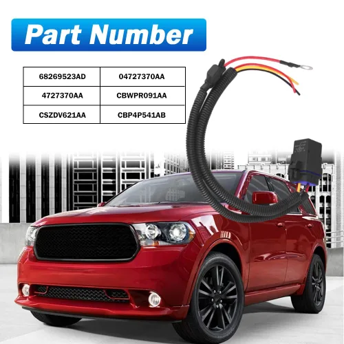 Miniatura 2 de Riloer Kit de cableado de relé de bomba de combustible, 1 juego CBWPR091AA, compatible con Dodge Durango, Grand Caravan, apto para Chrysler Town &