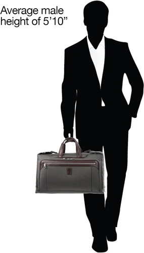 Miniatura 9 de Travelpro Platinum Elite - Bolsa de mano de tres pliegues, para hombres y mujeres, Gris Vintage, Platinum Elite - Bolso de mano de tres pliegues
