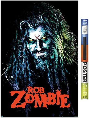 Miniatura 12 de Rob Zombie - Póster de pared HellBilly de 34 pulgadas de largo x 22.4 pulgadas de ancho, versión sin marco