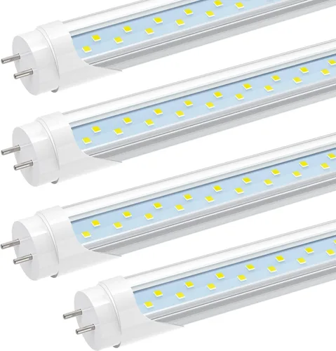 Miniatura 11 de JESLED Tubo de luz LED T8 de 2 pies, 12 W (equivalente a 30 W), 1680 LM, 6000 K, derivación de lastre, reemplazo de bombilla fluorescente F20T12