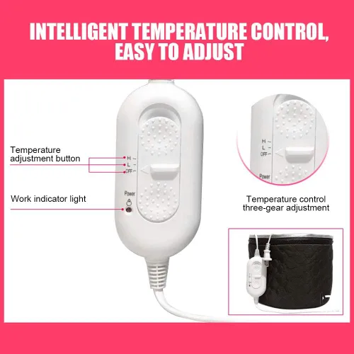 Miniatura 3 de Gorra eléctrica para el cabello, gorra térmica para el cuidado del cabello, sombrero ajustable para el tratamiento de aceite caliente con 3 modos