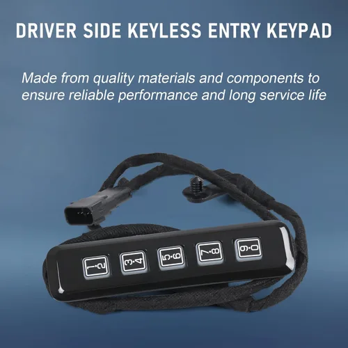 Miniatura 2 de DICMIC Teclado de entrada sin llave del lado del conductor Compatible con Ford F150 2015-2020 2017-2020 Ford F250 F350 F450 F550 Super Duty