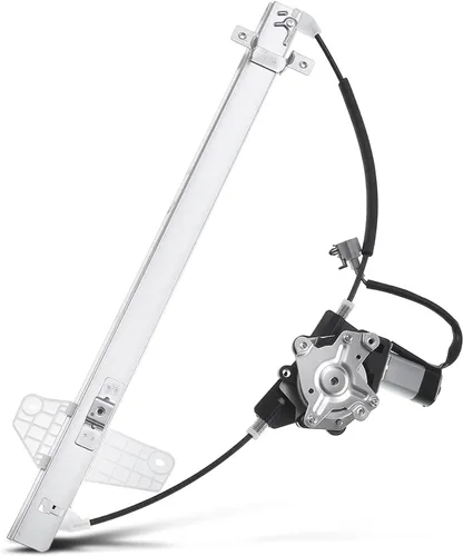 Miniatura 8 de YHTAUTO Elevalunas eléctrico trasero del lado del conductor con conjunto de motor de 2 pines compatible con Nissan Titan 2004-2015 Crew/Extended