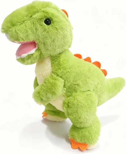 Lindos animales de peluche de dinosaurio, juguetes de peluche de tiranosaurio de 9.8 pulgadas, peluches de dinosaurio, bonitos regalos de cumpleaños