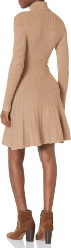 Miniatura 2 de GUESS Eco Essential Amelia - Vestido de tortuga de manga larga para mujer