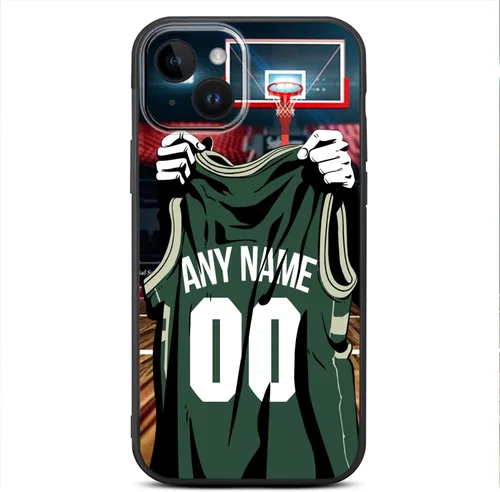 Miniatura 24 de Nombre y número personalizados de bricolaje – Camiseta de baloncesto de Oklahoma City – Funda de silicona líquida para iPhone 17 Air 16 15 Pro Max