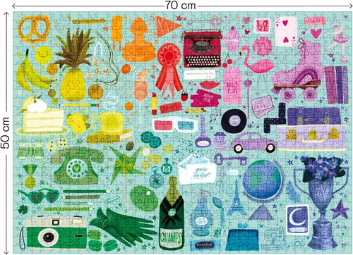 Miniatura 2 de Rompecabezas de Elena Essex para Adultos 1000 Piezas - Cosas Favoritas Rompecabezas Rompecabezas de 1000 Piezas Rompecabezas de Arte Divertido