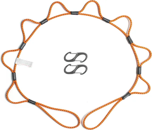 Miniatura 9 de LoopRope Sistema de amarre de cuerda elástica Correa de carga ajustable Sin nudos Camión, RV, ATV, camping, accesorio al aire libre