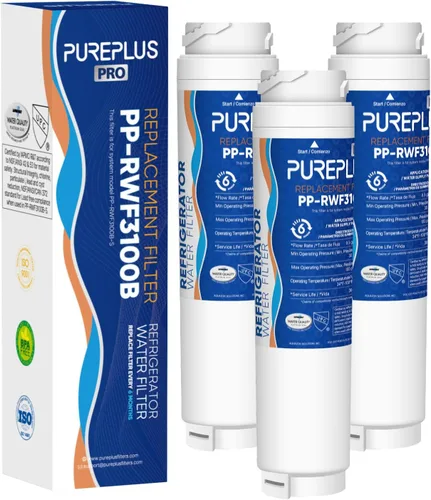 Miniatura 10 de PUREPLUS 9000194412 Filtro de agua de repuesto para refrigerador Bosch Ultra Clarity BORPLFTR10, REPLFLTR10, 11034152, 644845,9000 077104