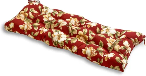 Miniatura 32 de Greendale Home Fashions Cojín de banco para exteriores de 51 pulgadas, Adobe Stripe