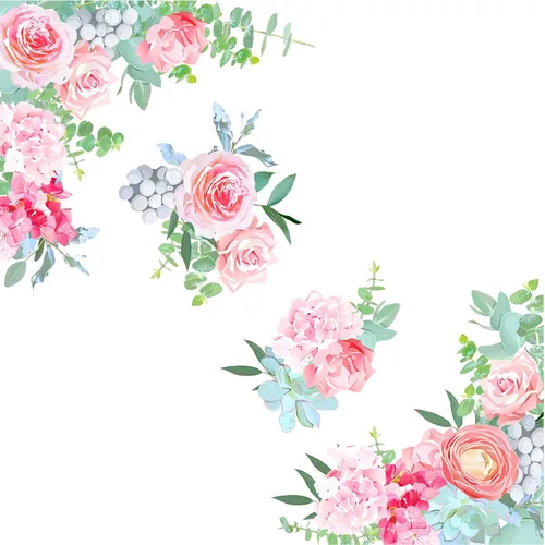 Miniatura 9 de PLIGREAT Calcomanías de pared de vides de flores, calcomanías de pared para despegar y pegar, vinilo extraíble colorido adhesivo de pared para sala