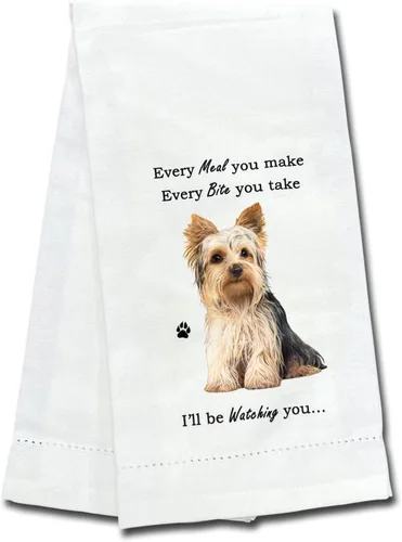 Miniatura 8 de Border Collie - Toallas de cocina suaves, altamente absorbentes, regalos de Border Collie, para platos y paños de cocina, reutilizables, de secado