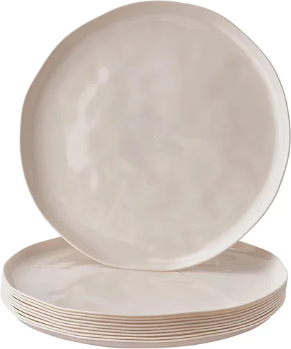 Miniatura 32 de Mini cuencos de postre Platos de postre ovalados Colección Lava Niebla rosa 6 piezas