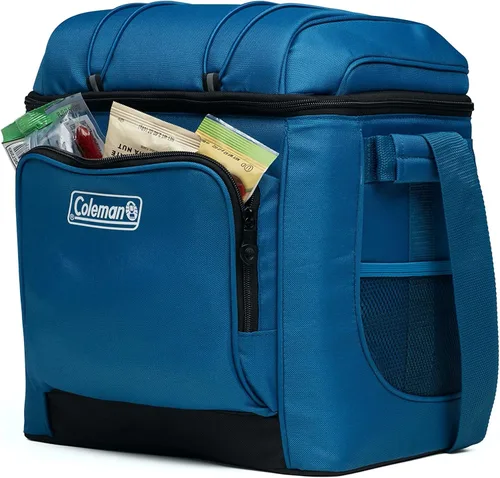 Miniatura 5 de Coleman Chiller Insulated Soft Cooler, Leakproof 9/16/30 Can Cooler with 12+ Hour Ice Retention, Made with Recycled Materials, Great for Lunch