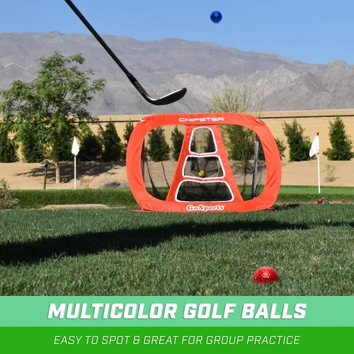 Miniatura 4 de GoSports - Pelotas de golf multiusos para jugar o practicar – Elige 16 o 32 paquetes con bolsa de mano