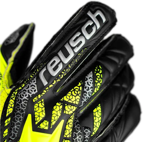 Miniatura 5 de Reusch Attrakt Starter - Guantes sólidos para portero juvenil, transpirables, duraderos, para césped artificial y superficies duras, juveniles