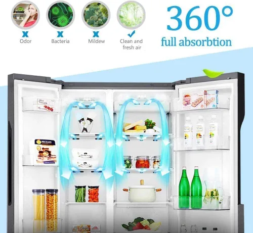 Miniatura 3 de Paquete de 3 filtros de aire AF004, reemplazo de filtro de aire para refrigerador Lt120f, filtro de aire eficiente de carbón activado