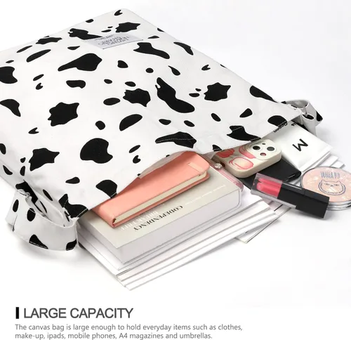 Miniatura 3 de Bolsa de lona con diseño de bolsillo externo, aspecto elegante, correa de hombro ajustable