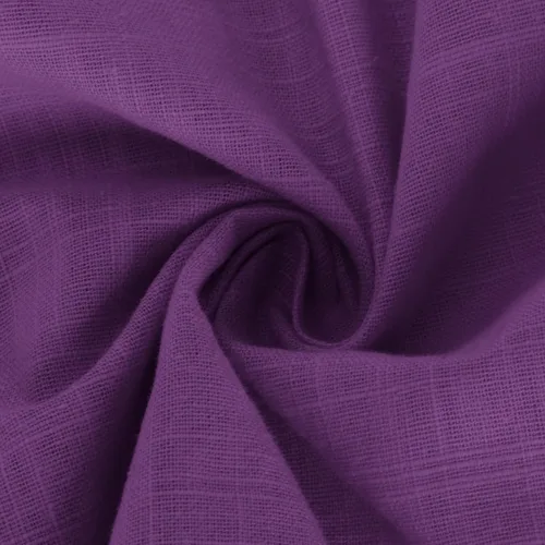 Miniatura 86 de SMIDOW Camisa de algodón y lino con botones para mujer