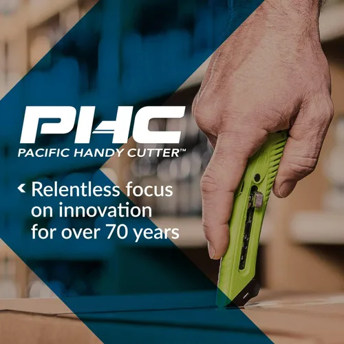 Miniatura 5 de Pacific Handy Cutter - Cuchillas reemplazables de acero inoxidable para cortadores de caja, cuchillas industriales estándar de un solo filo, ultra