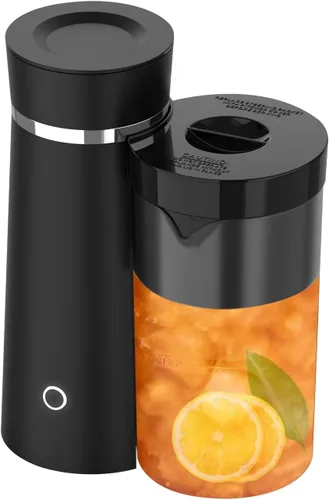 Máquina de té helado y sistema de preparación de café helado con jarra de 2 cuartos, perfecto para té con infusión de frutas, limonada, agua