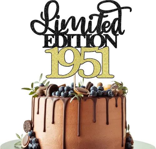 Miniatura 18 de Decoración para tartas de edición limitada de 1935, decoración de pastel de feliz cumpleaños 90, hombres y mujeres animan 90 años/90 y fabulosa
