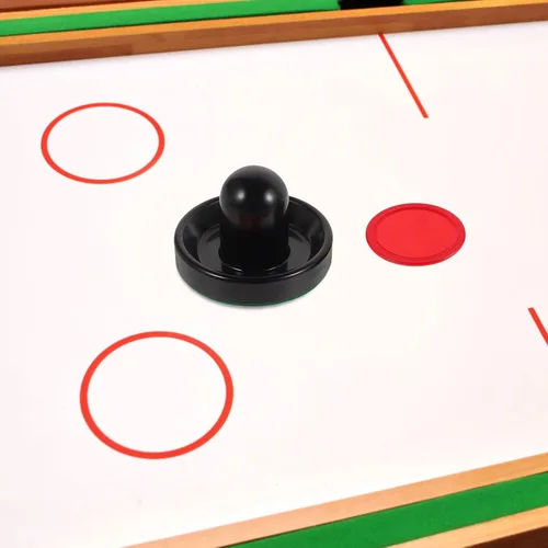 Miniatura 8 de Air Hockey Pusher and Pucks Set Push Handles with Pucks for Table Hockey Durable Accessories for Family Entertainment and Interactive Play