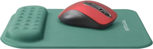 Miniatura 2 de memzuoix Cyan - Alfombrilla de mouse ergonómica con soporte para reposamuñecas, amortiguación de espuma viscoelástica de alta calidad para aliviar