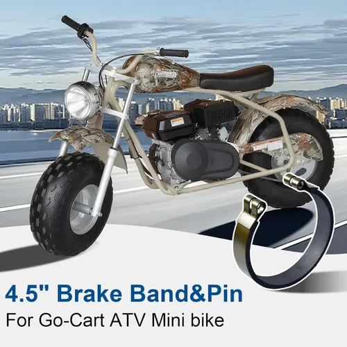 Miniatura 2 de Go Kart Mini Bike 4.5 "Banda de freno Go Kart Kit de freno de 4 1/2" para Go-Cart ATV Mini Bike Brake Drum