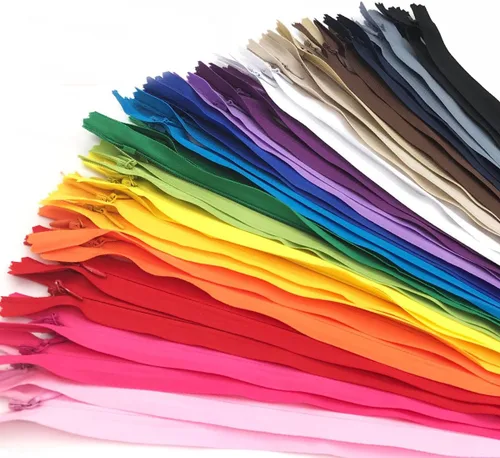 40 piezas cremalleras invisibles de espiral de nailon, cremalleras para ropa, herramientas de costura DIY para manualidades especiales (14 pulgadas,