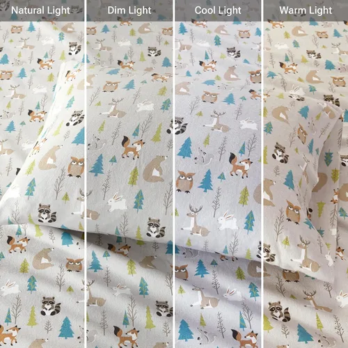 Miniatura 139 de Sleep Philosophy - True North - Juego de sábanas de franela, 100% de algodón, cómodo, bonito y muy suave, con bolsillo elástico que se adapta a