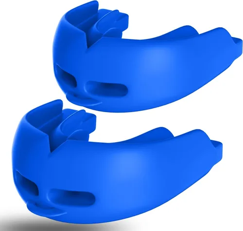 2 protectores bucales deportivos para adultos jóvenes, protectores bucales para aparatos ortopédicos, protectores bucales de lucha libre para