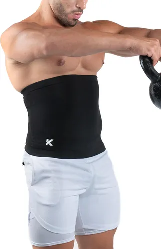 Miniatura 6 de Kewlioo Tónico de cintura que atrapa el calor para hombre, entrenador de cintura para hombres, cómodo y discreto, cinturón térmico para sauna