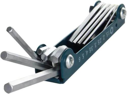 Miniatura 4 de Utoolmart Juego de llaves hexagonales, llave hexagonal métrica 8 en 1, llave combinada plegable para herramienta de reparación