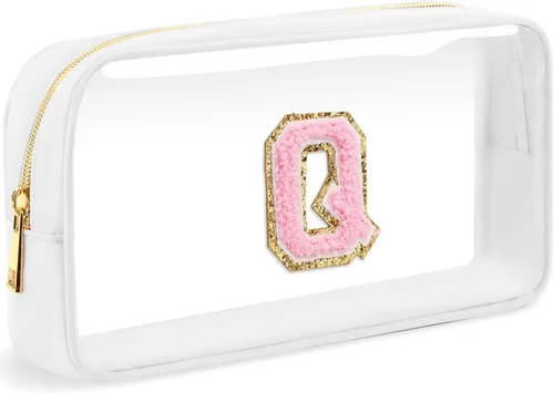 Miniatura 28 de Bolsa de Maquillaje Transparente Pequeña Bolsa de Cosméticos Bolsa de Viaje de Artículos de Aseo Bolsa Transparente con Cremallera Bolso Organizador