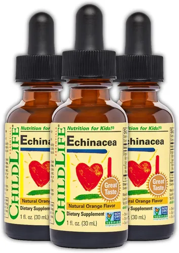 Miniatura 8 de CHILDLIFE ESSENTIALS Echinacea for Kids - Gotas de equinácea para niños, tintura de vitaminas, suplemento sin alcohol para bebés, niños pequeños