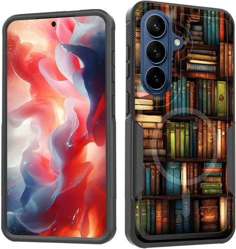 Miniatura 210 de Funda magnética para Galaxy A16 5G, [compatible con MagSafe] [protección contra caídas de grado militar] Funda resistente a prueba de golpes