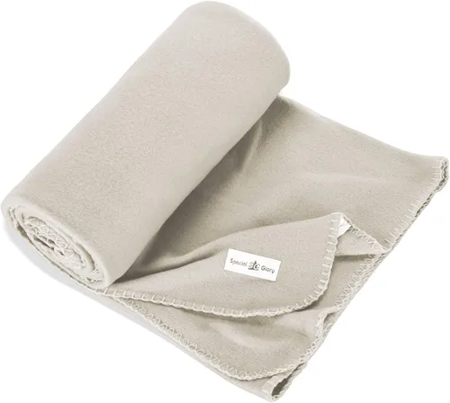 Miniatura 8 de Manta de Forro Polar a Granel, Mantas de Forro Polar Sólidas Ligeras Cálidas Suaves Acogedoras Aptas para Mascotas para Hogar Cama Sofá Sillón Beige