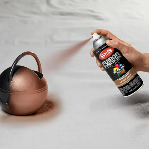 Miniatura 187 de Krylon Fusion - Pintura en aerosol adhesiva todo en uno para uso en interiores y exteriores, 12 onzas, aluminio