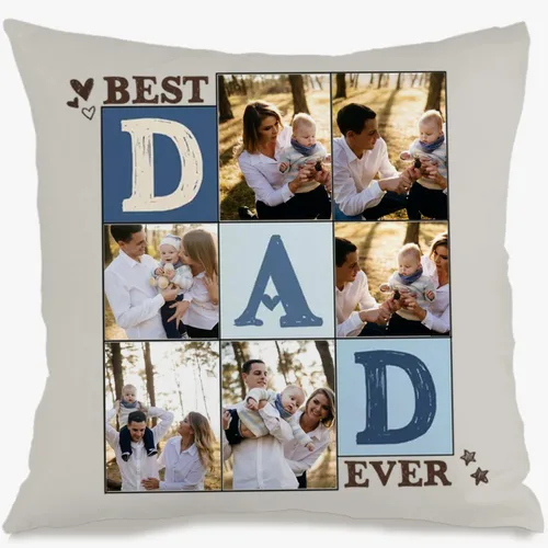 Miniatura 13 de Personalized Pillowcase with 6 Pictures and Words for Mom, Soft Decorative Cushion Perfect as a Meaningful Gift for Birthdays Christmas or 6